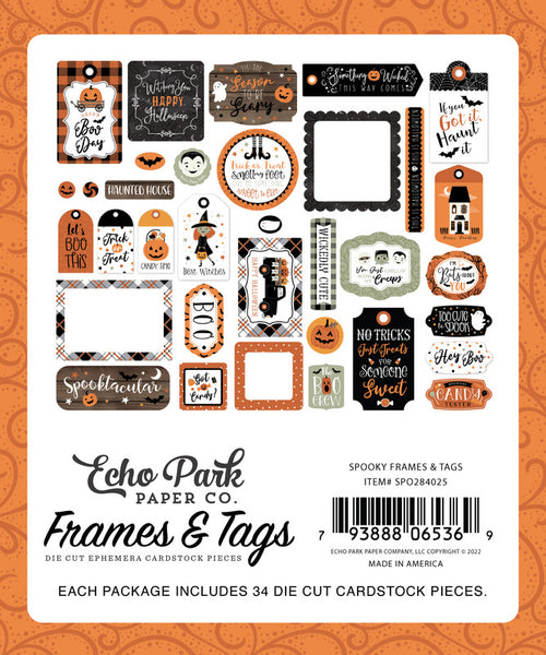 Echo Park - Spooky - Frames & Tags Pack
