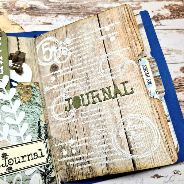 Elizabeth Craft Designs - Art Journal - Journal Dates & Months stamp set