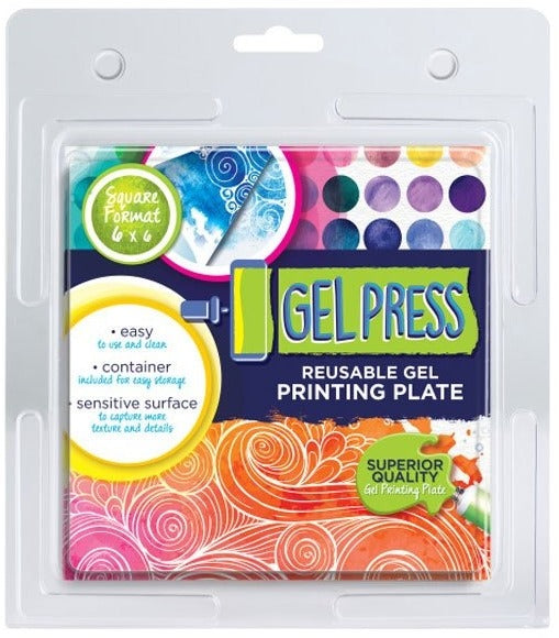 Gel Press - 6" Square - Gel Press Printing Plate