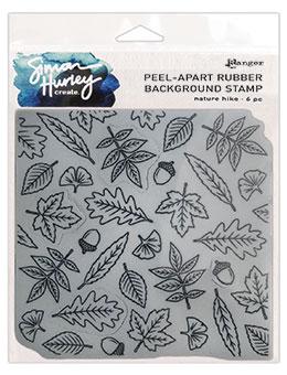Simon Hurley - Peel-apart Rubber Background Stamp - Nature Hike