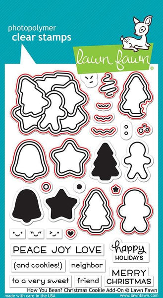 Lawn Fawn - How You Bean? - Christmas Cookie Add-On Die Set