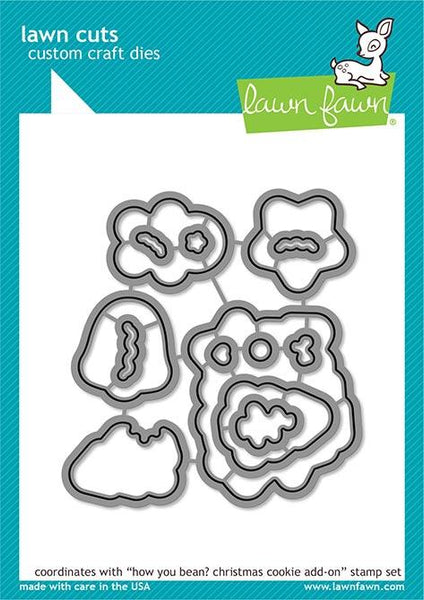 Lawn Fawn - How You Bean? - Christmas Cookie Add-On Die Set