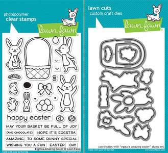 Lawn Fawn - Eggstra Amazing Easter Stamp & Die Bundle