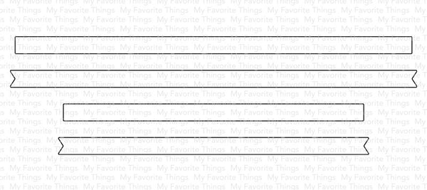 My Favorite Things - Slimline Skinny Strips die set