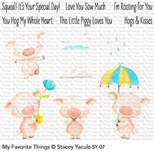 My Favorite Things - Piggy Pebbles - Stamp Set