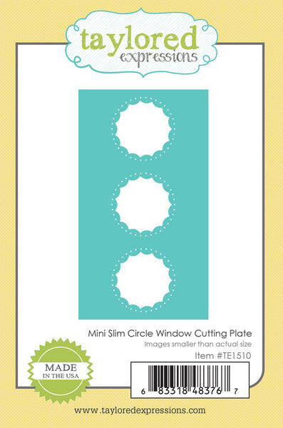 Taylored Expressions - Mini Slim - Circle Window Cutting Plate