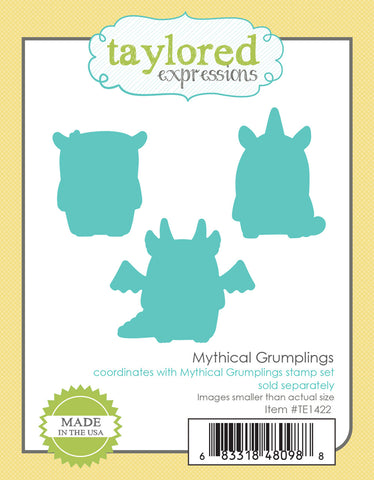 Grown Up Grumplings Stamp + Die Set - Taylored Expressions