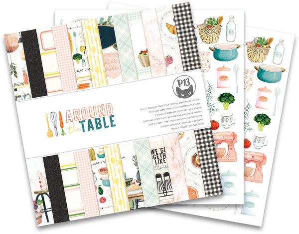 P13 - Around the Table - 12 x 12 Paper Pad