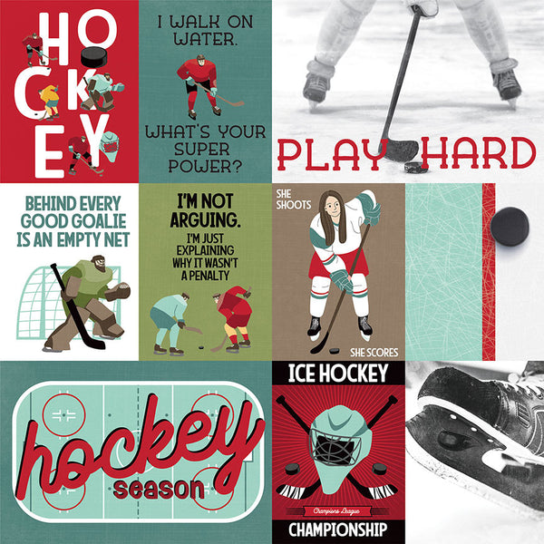 Photoplay Paper - Hockey Life - Play Hard