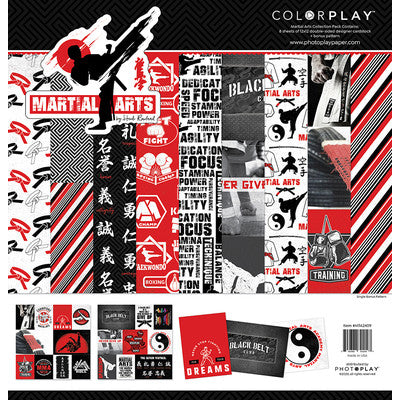 Photoplay Paper - Martial Arts - 12x12 Collection Pack