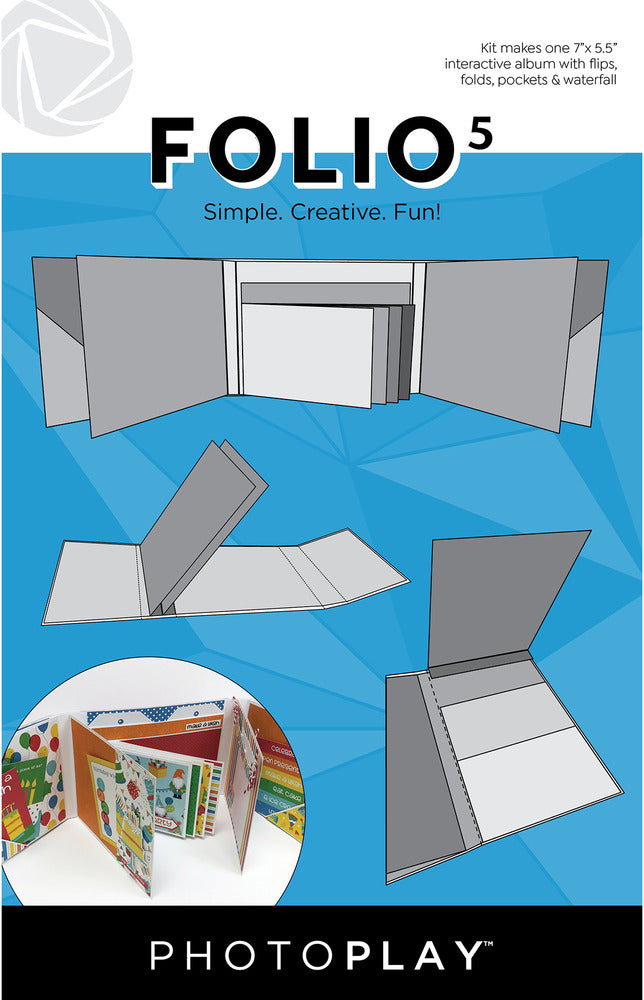 Photoplay Paper - Folio 5 - Interactive Album Kit