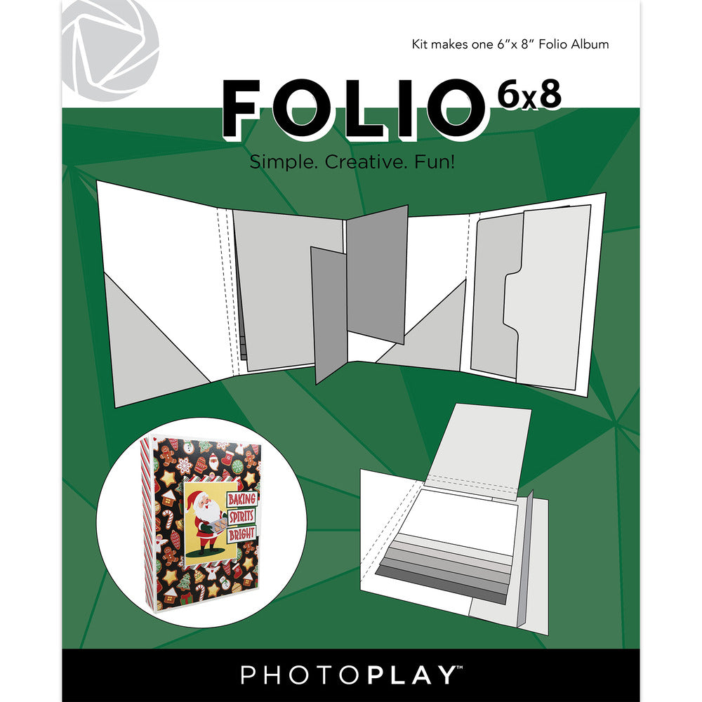 Photoplay Paper - Folio 6 x 8 - Interactive Album Kit - White