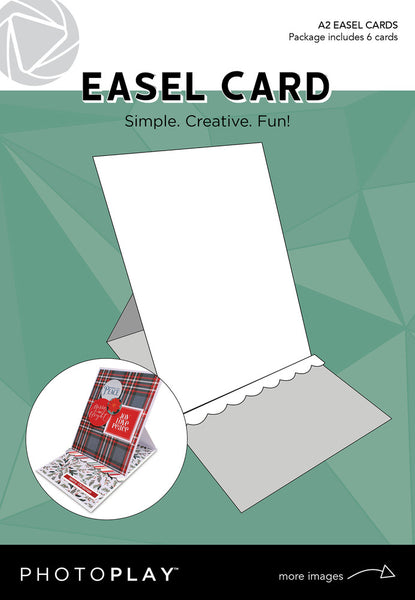 Photoplay Paper - A2 Easel Cards - White