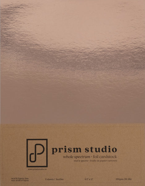 Prism Studio - Foil Cardstock - Rose Gold
