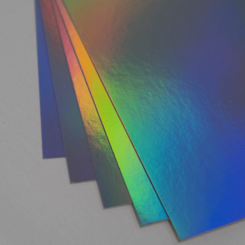 Bazzill Foil Cardstock 12X12-Rainbow Holographic 