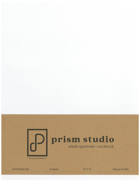 Prism Studio - Whole Spectrum Heavyweight Cardstock - Snowdrop
