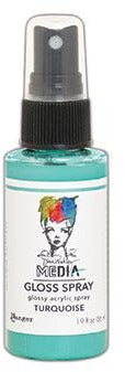Dina Wakley Media - Gloss Spray - Turquoise