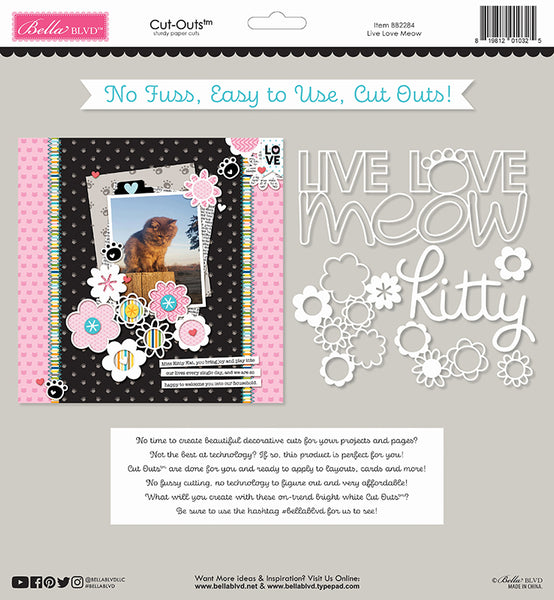 Bella Blvd - Chloe - Cut-Outs - Live Love Meow