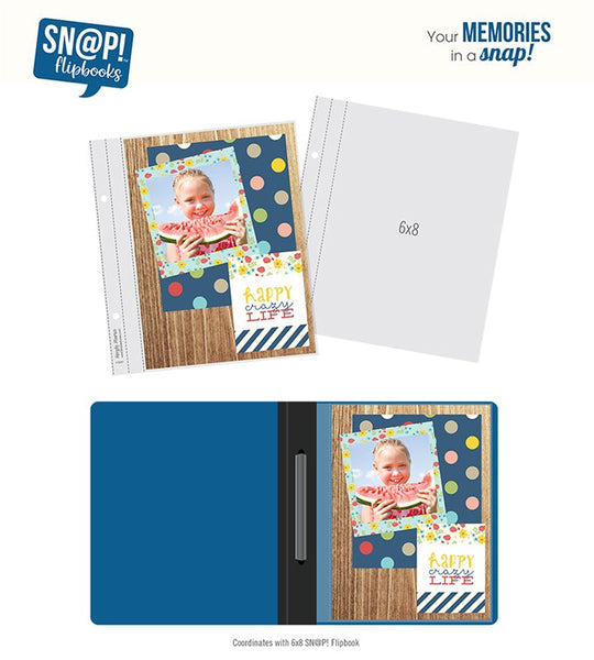 Simple Stories - 6 x 8 Pockets Refill Pack - 6 x 8 Flipbook Pages