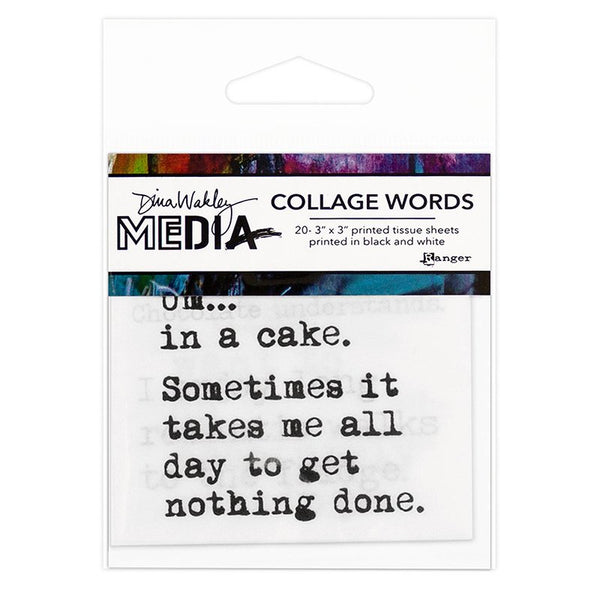 Dina Wakley Media - Collage Words 3