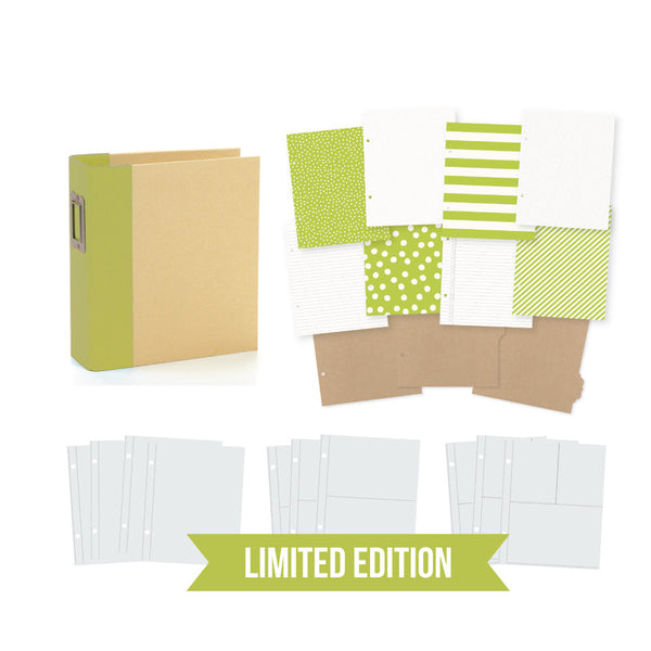 Simple Stories - 6 x 8 Snap Binder - Limited Edition - Lime
