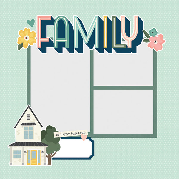 Simple Stories - Page Pieces - Family