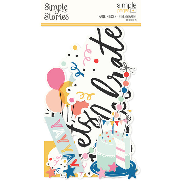 Simple Stories - Page Pieces - Celebrate!
