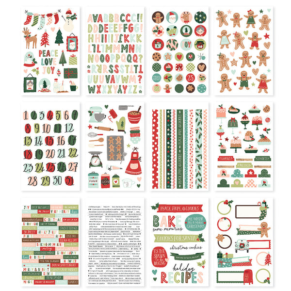 Simple Stories - Baking Spirits Bright - Sticker Book