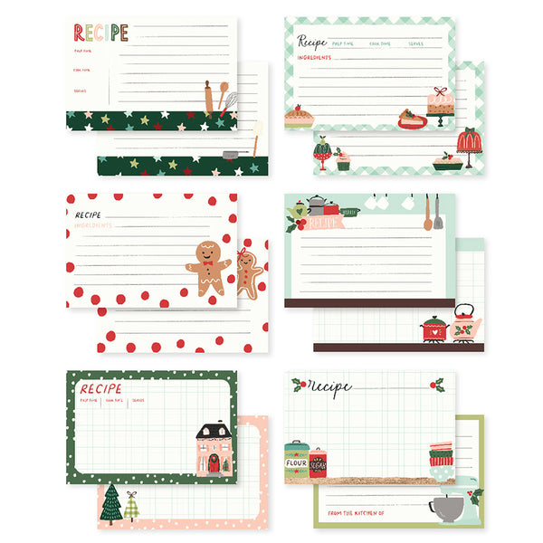 Simple Stories - Baking Spirits Bright - Recipe Cards