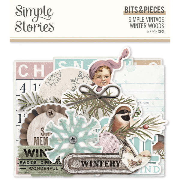 Simple Stories - Simle Vintage Winter Woods - Bits & Pieces