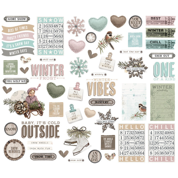 Simple Stories - Simle Vintage Winter Woods - Bits & Pieces