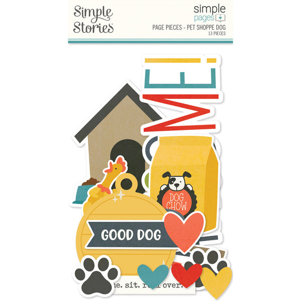 Simple Stories - Page Pieces - Pet Shoppe - Dog