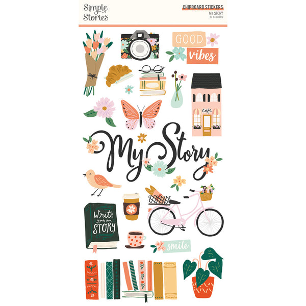 Simple Stories - My Story - Chipboard Stickers