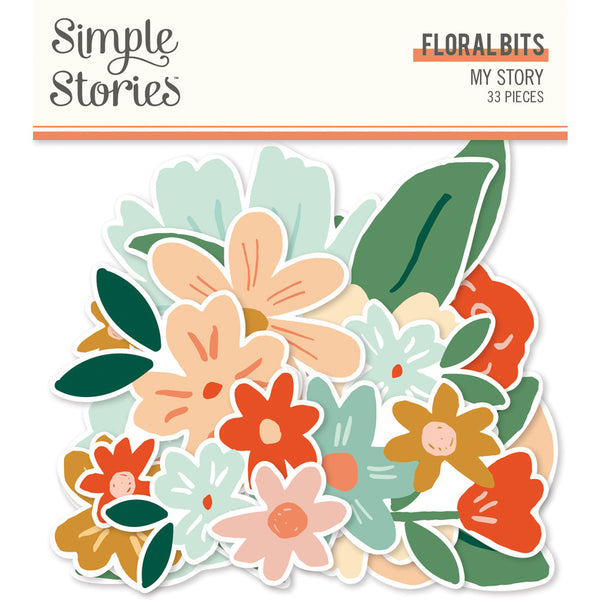 Simple Stories - My Story - Floral Bits & Pieces