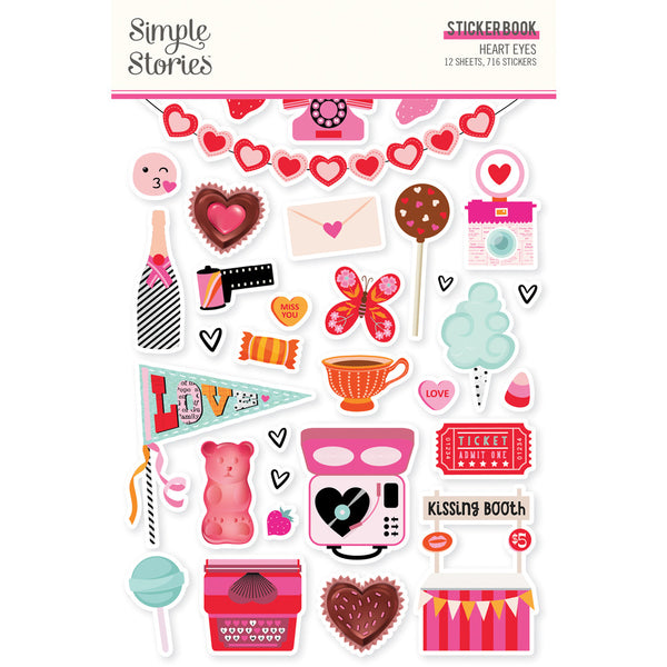 Simple Stories - Heart Eyes - Sticker Book