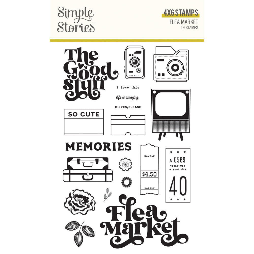 Simple Stories - Flea Market stamp set