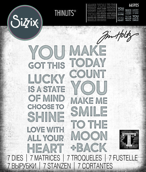 Sizzix - Tim Holtz - Bold Text #2