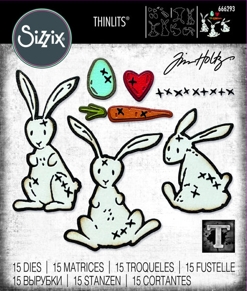 Sizzix - Tim Holtz - Bunny Stitch die set