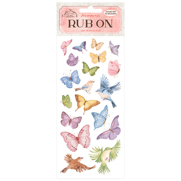 Vicky Papaioannou - Create Happiness - Welcome Home - Butterflies Rub-Ons