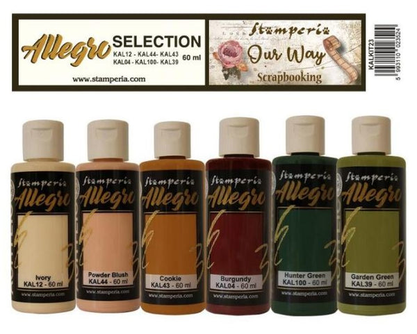 Stamperia - Our Way - Allegro Paint Kit