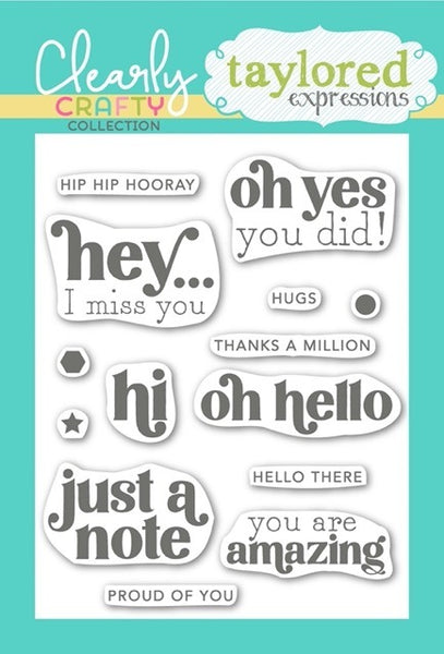 Taylored Expressions - Oh Yes You Did - Clear Stamp