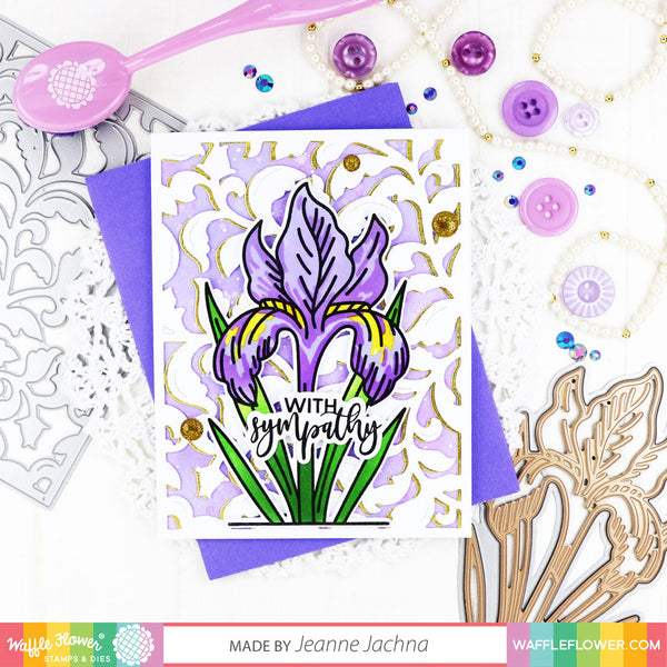 Waffle Flower - With Sympathy Duo Stamp set