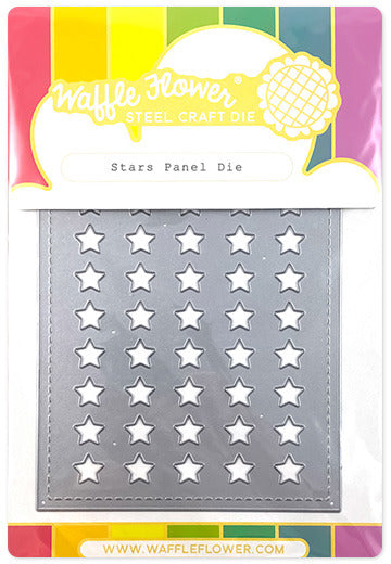 Waffle Flower - Stars Panel - Die