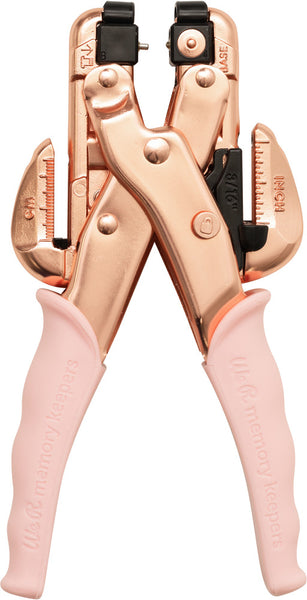 We R Memory Keepers - Crop-A-Dile - Rose Gold Hole Punch & Eyelet Setter