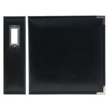 We R Memory Keepers Classic Leather Album - black