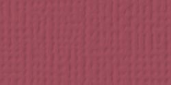 American Crafts - 12x12 Textured Cardstock - Pomegranate