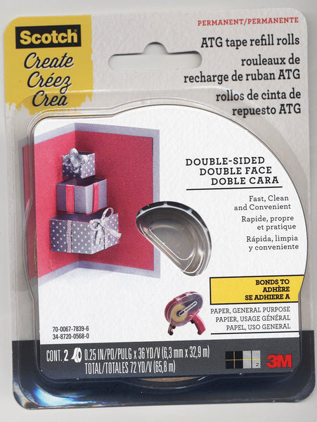 Creative Memories TAPE RUNNER REFILLS Double Sided Adhesive 34 ft
