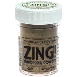 American Crafts - Zing! Embossing Powder - Metallic Finish - Gold