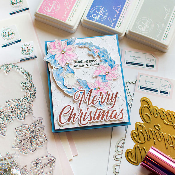 Pinkfresh Studio - Holiday Elements Layering stencils