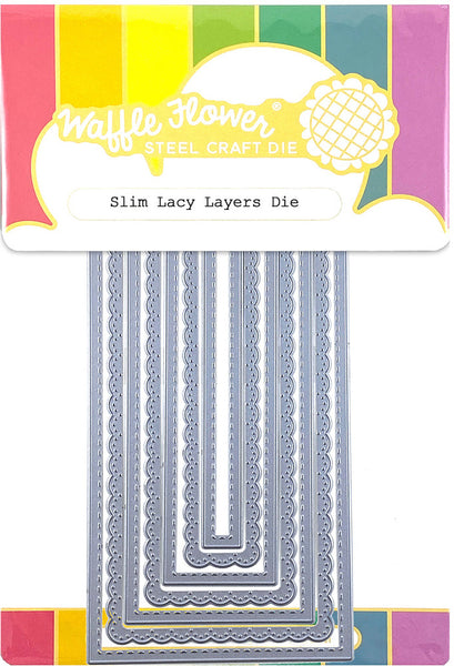 Waffle Flower - Slim Lacy Layers die set